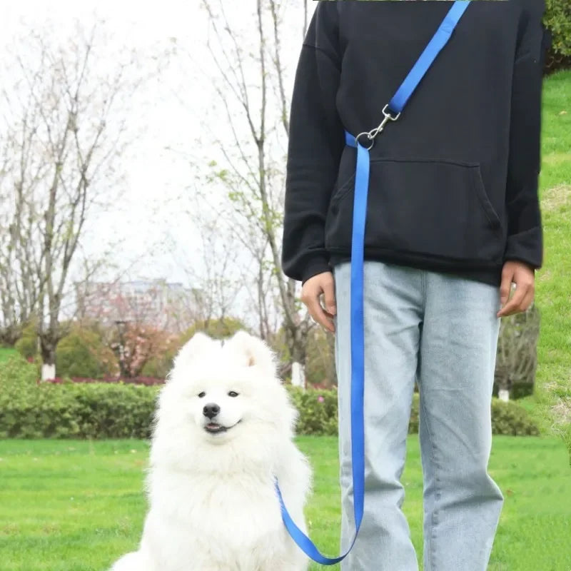 Dog Leash Hands Free Dogs Leash Adjustable Dogs Chain 230cm Double